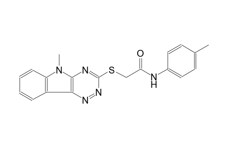 acetamide, N-(4-methylphenyl)-2-[(5-methyl-5H-[1,2,4]triazino[5,6-b]indol-3-yl)thio]-