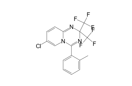 7-Chloro-4-O-tolyl-2,2-bis-trifluoromethyl-2H-pyrido[1,2-a][1,3,5]triazine