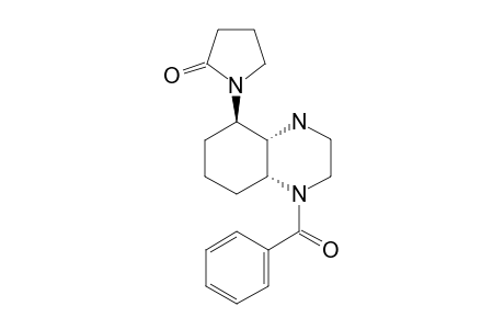 1-[(4ARS,5SR,8ASR)-1-BENZOYL-DECAHYDRO-QUINOXALIN-5-YL]-PYRROLIDIN-2-ONE