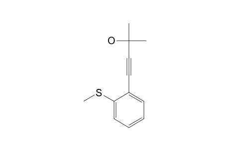 2-Methyl-4-(2-methylsulfanylphenyl)but-3-yn-2-ol