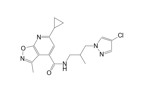 isoxazolo[5,4-b]pyridine-4-carboxamide, N-[3-(4-chloro-1H-pyrazol-1-yl)-2-methylpropyl]-6-cyclopropyl-3-methyl-
