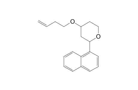 4-But-3-enoxy-2-(1-naphthalenyl)oxane