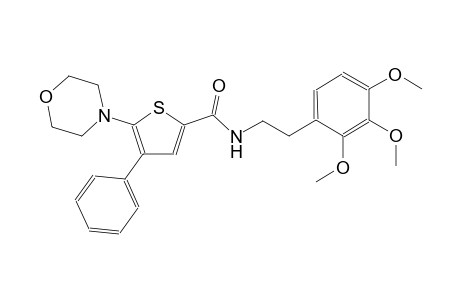 2-thiophenecarboxamide, 5-(4-morpholinyl)-4-phenyl-N-[2-(2,3,4-trimethoxyphenyl)ethyl]-