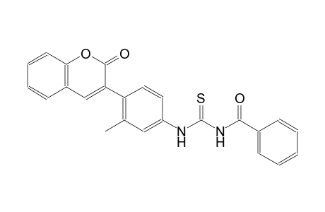 N-benzoyl-N'-[3-methyl-4-(2-oxo-2H-chromen-3-yl)phenyl]thiourea