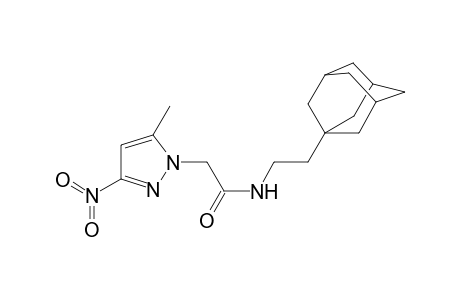1H-Pyrazole-1-acetamide, 5-methyl-3-nitro-N-(2-tricyclo[3.3.1.1(3,7)]dec-1-ylethyl)-