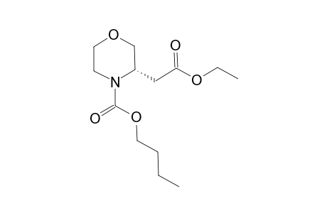 N(4)-(Butoxycarbonyl)-3-[(ethoxycarbonyl)methyl]-morpholine