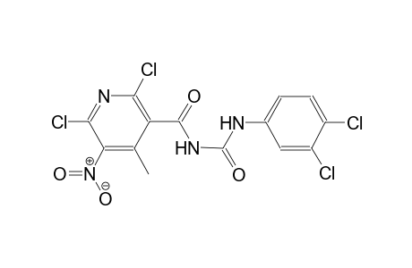 urea, N-[(2,6-dichloro-4-methyl-5-nitro-3-pyridinyl)carbonyl]-N'-(3,4-dichlorophenyl)-