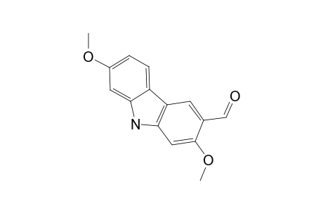 3-FORMYL-2,7-DIMETHOXY-CARBAZOLE