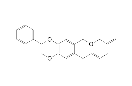 1-Allyloxymethyl-5-benzyloxy-2-(2-butenyl)-4-methoxybenzene
