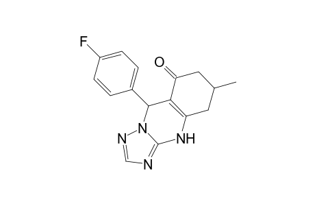 9-(4-fluorophenyl)-6-methyl-4H,5H,6H,7H,8H,9H-[1,2,4]triazolo[3,2-b]quinazolin-8-one