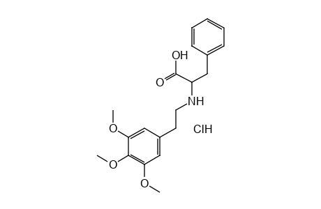 DL-3-PHENYL-N-(3,4,5-TRIMETHOXYPHENETHYL)ALANINE, HYDROCHLORIDE
