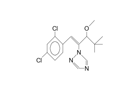4,4-Dimethyl-1-trans-(2,4-dichloro-phenyl)-2-(1,2,4-triazolyl)-3-methoxy-1-pentene