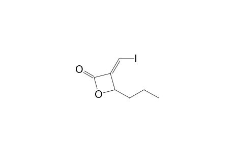 3-Iodomethylene-4-n-propyl-1-oxacyclobutan-2-one