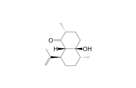 (2R,4aS,5R,8R,8aS)-2,5-dimethyl-4a-oxidanyl-8-prop-1-en-2-yl-2,3,4,5,6,7,8,8a-octahydronaphthalen-1-one