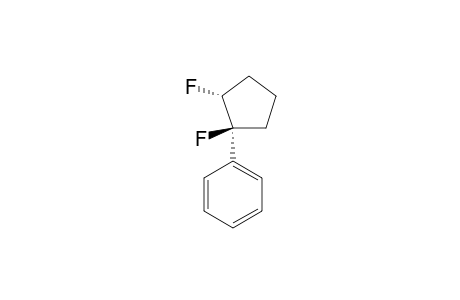 1-FLUORO-1-PHENYL-TRANS-2-FLUOROCYCLOPENTANE