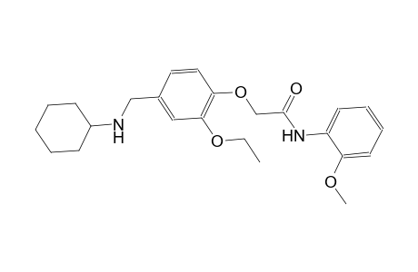 2-{4-[(cyclohexylamino)methyl]-2-ethoxyphenoxy}-N-(2-methoxyphenyl)acetamide