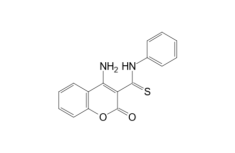 4-Amino-2-oxo-N-phenyl-2H-coumarin-3-carbothioamide