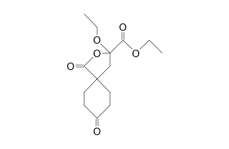 Ethyl 3-ethoxy-1,8-dioxo-2-oxaspiro[4.5]decane-3-carboxylate