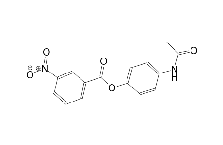 4-(acetylamino)phenyl 3-nitrobenzoate