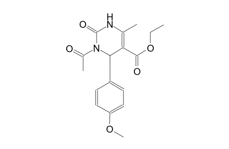 5-pyrimidinecarboxylic acid, 1-acetyl-1,2,3,6-tetrahydro-6-(4-methoxyphenyl)-4-methyl-2-oxo-, ethyl ester