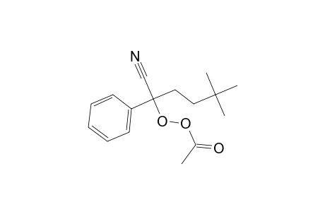 Ethaneperoxoic acid, 1-cyano-4,4-dimethyl-1-phenylpentyl ester