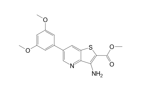 Methyl 3-amino-6-(3,5-dimethoxyphenyl)thieno[3,2-b]pyridine-2-carboxylate