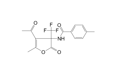 Benzamide, N-(4-acetyl-5-methyl-2-oxo-3-trifluoromethyl-2,3-dihydrofuran-3-yl)-4-methyl-