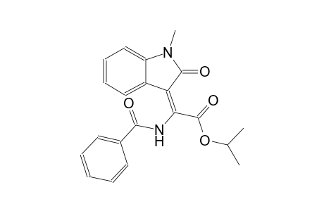 ethanoic acid, (benzoylamino)(1,2-dihydro-1-methyl-2-oxo-3H-indol-3-ylidene)-, 1-methylethyl ester, (2E)-
