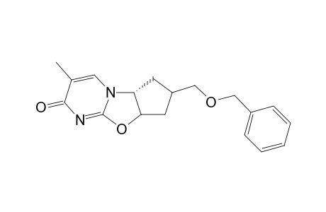 (+-)-r-7-Benzyloxymethyl-3-methylcyclopenta-cis[4,5][1,3]oxazolo[3,2-a]pyrimidin-2-one