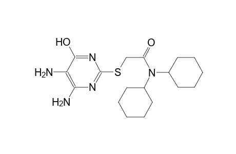 Acetamide, 2-(4,5-diamino-6-hydroxy-2-pyrimidylthio)-N,N-dicyclohexyl-
