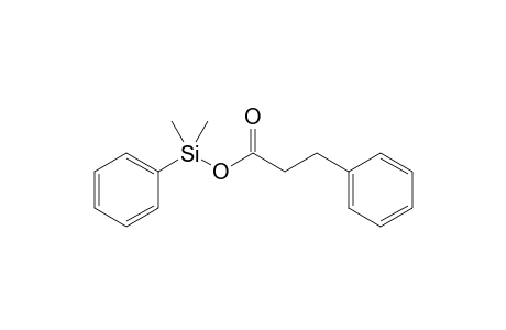 Dimethyl(phenyl)silyl 3-phenylpropanoate