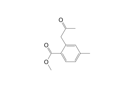 2-Acetonyl-4-methyl-benzoic acid methyl ester