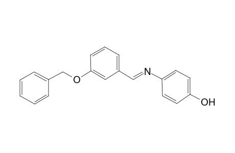 4-({(E)-[3-(benzyloxy)phenyl]methylidene}amino)phenol