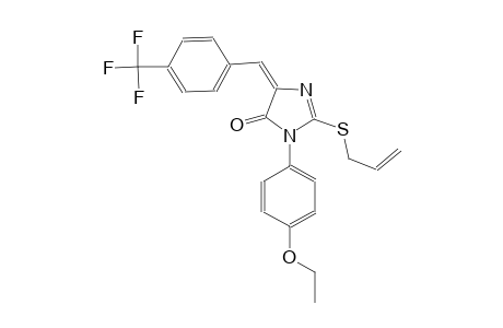 4H-imidazol-4-one, 3-(4-ethoxyphenyl)-3,5-dihydro-2-(2-propenylthio)-5-[[4-(trifluoromethyl)phenyl]methylene]-, (5E)-