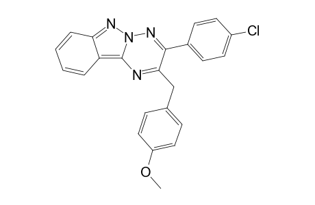 3-(4-Chlorophenyl)-2-(4-methoxybenzyl)-1,2,4-triazino[2,3-b]-indazole