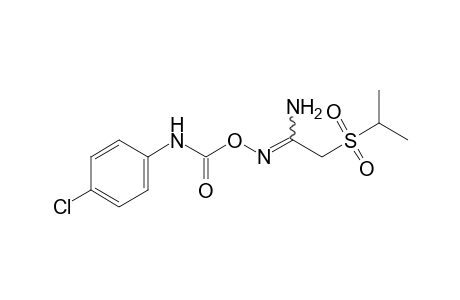 O-[(p-chlorophenyl)carbamoyl]-2-(isopropylsulfonyl)acetamidoxime