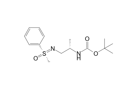 (S,S)-N-[(2-N-tert-Butyloxycarbonylamino)propyl]-S-methyl-S-phenylsulfoximine