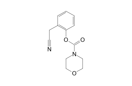 2-(Cyanomethyl)phenyl 4-morpholinecarboxylate