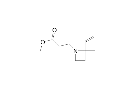 3-(2-Ethenyl-2-methyl-1-azetidinyl)propanoic acid methyl ester