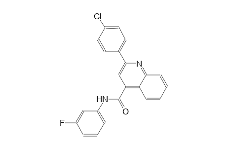 4-quinolinecarboxamide, 2-(4-chlorophenyl)-N-(3-fluorophenyl)-