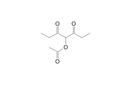 4-Acetoxyheptane-3,5-dione