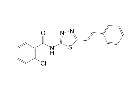 2-Chloro-N-(5-[(E)-2-phenylethenyl]-1,3,4-thiadiazol-2-yl)benzamide