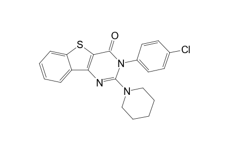 3-(4-Chlorophenyl)-2-(1-piperidinyl)-[1]benzothiolo[3,2-d]pyrimidin-4-one