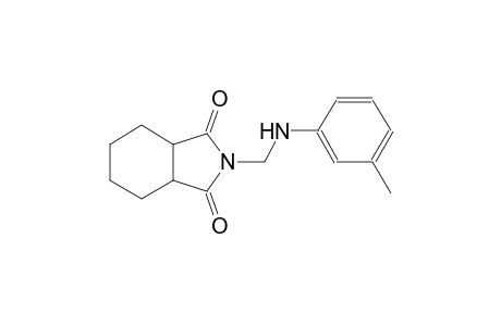 1H-isoindole-1,3(2H)-dione, hexahydro-2-[[(3-methylphenyl)amino]methyl]-