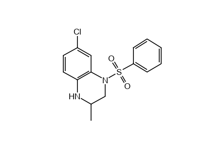 7-CHLORO-3-METHYL-1-(PHENYLSULFONYL)-1,2,3,4-TETRAHYDROQUINOXALINE