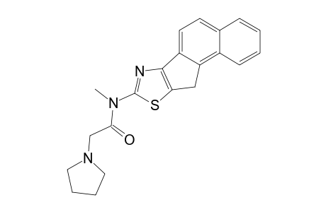 2-(N-PYRRILIDINO-ACETYL)-METHYL-AMINO-10H-THIAZOLO-,4-B]-BENZ-[E]-INDENE