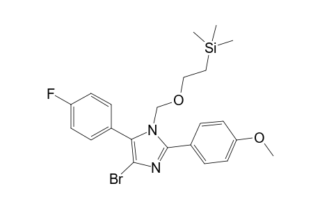 1-SEM-4-bromo-2-(4-methoxyphenyl)-5-(4-fluorophenyl)imidazole