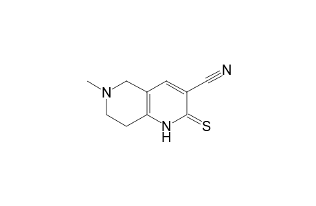 6-Methyl-2-sulfanylidene-1,5,7,8-tetrahydro-1,6-naphthyridine-3-carbonitrile