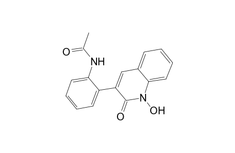 Acetamide, N-[2-(1,2-dihydro-1-hydroxy-2-oxo-3-quinolinyl)phenyl]-