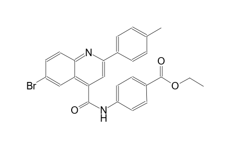 ethyl 4-({[6-bromo-2-(4-methylphenyl)-4-quinolinyl]carbonyl}amino)benzoate